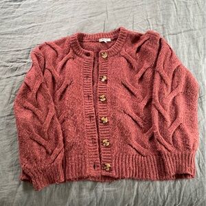 Madewell cable knit cardigan